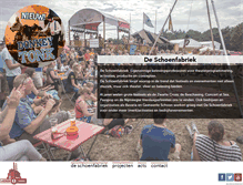 Tablet Screenshot of deschoenfabriek.nl